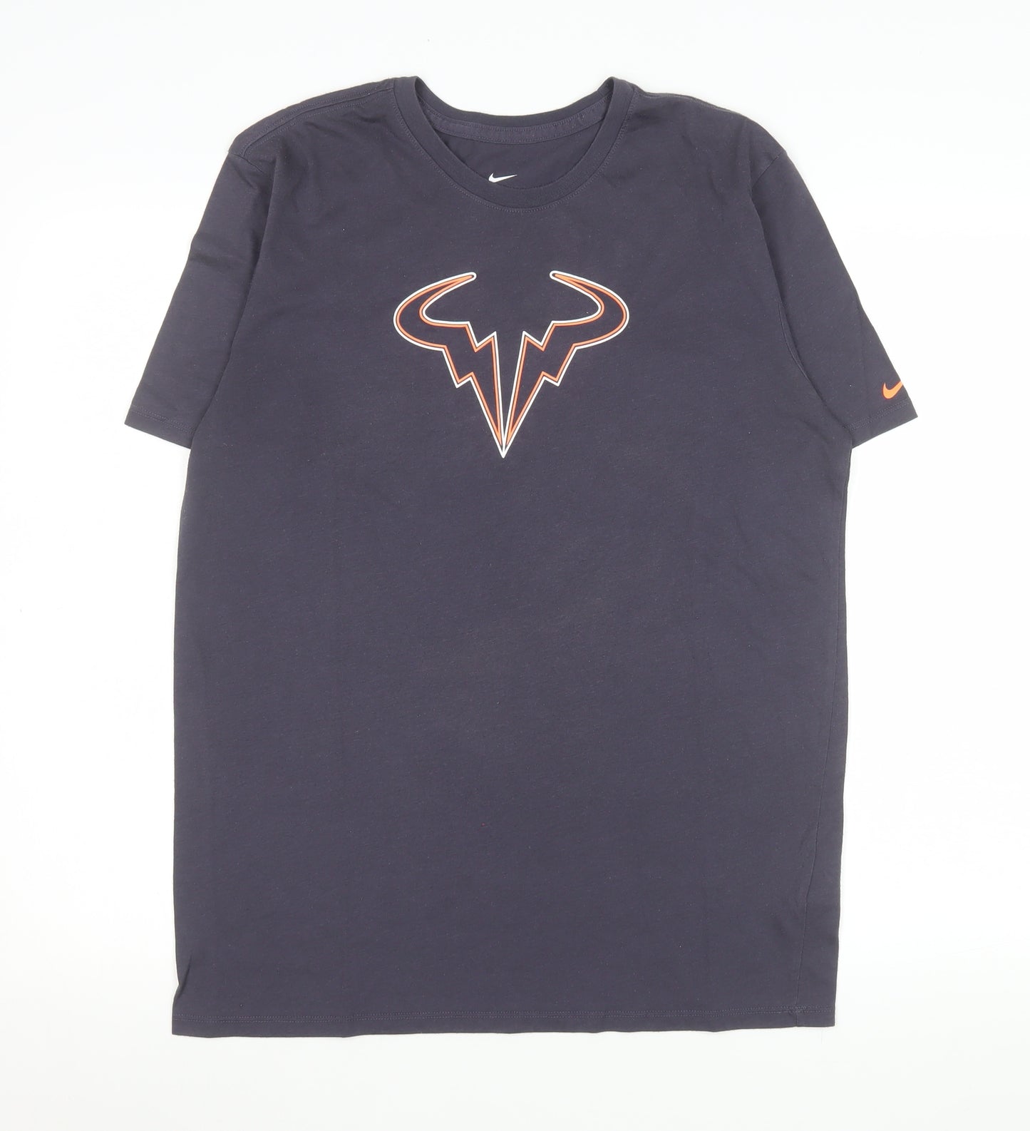 Nike Unisex Blue Dri-Fit Athletic T-Shirt Medium