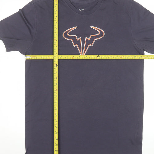 Nike Unisex Blue Dri-Fit Athletic T-Shirt Medium
