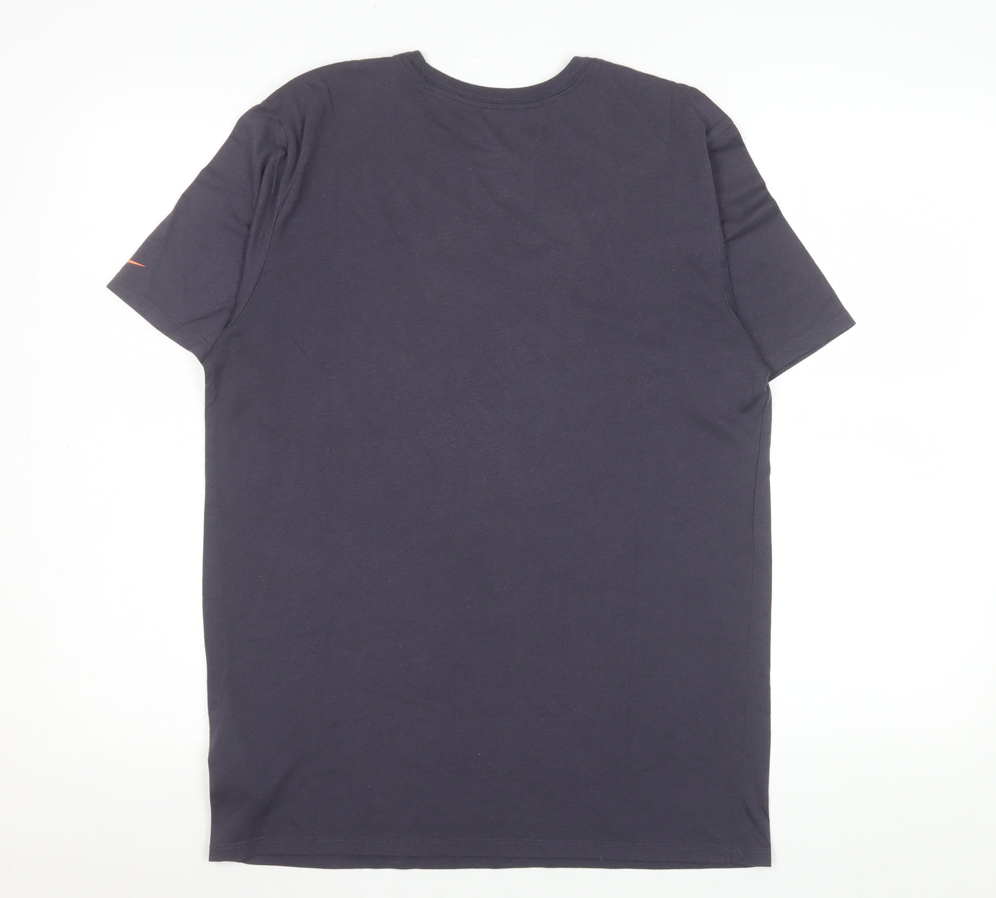 Nike Unisex Blue Dri-Fit Athletic T-Shirt Medium