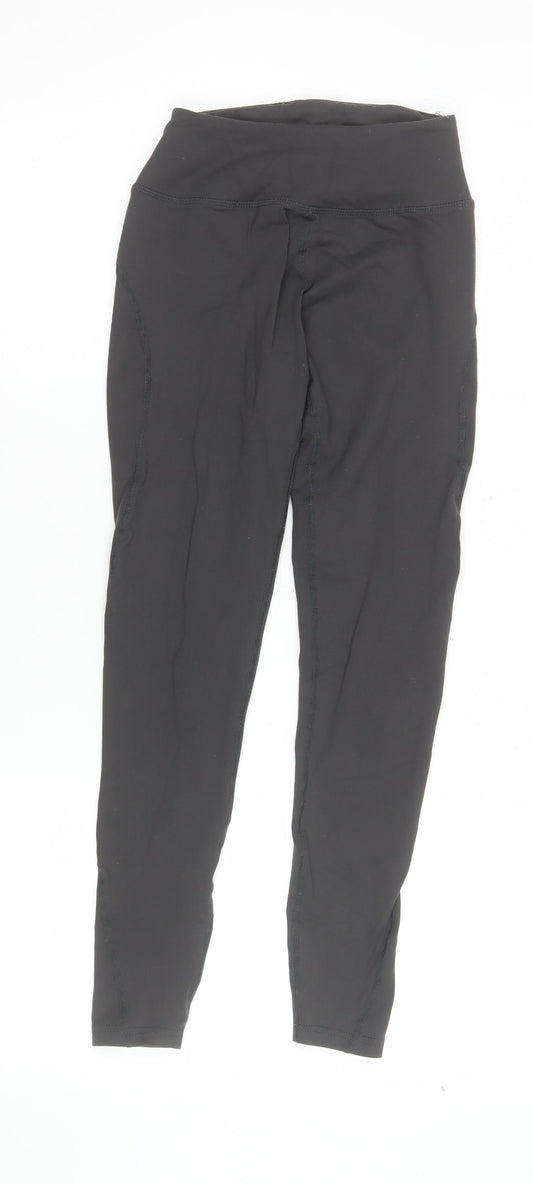 MyProtein Womens Black XS High Waist Gym Leggings Activewear