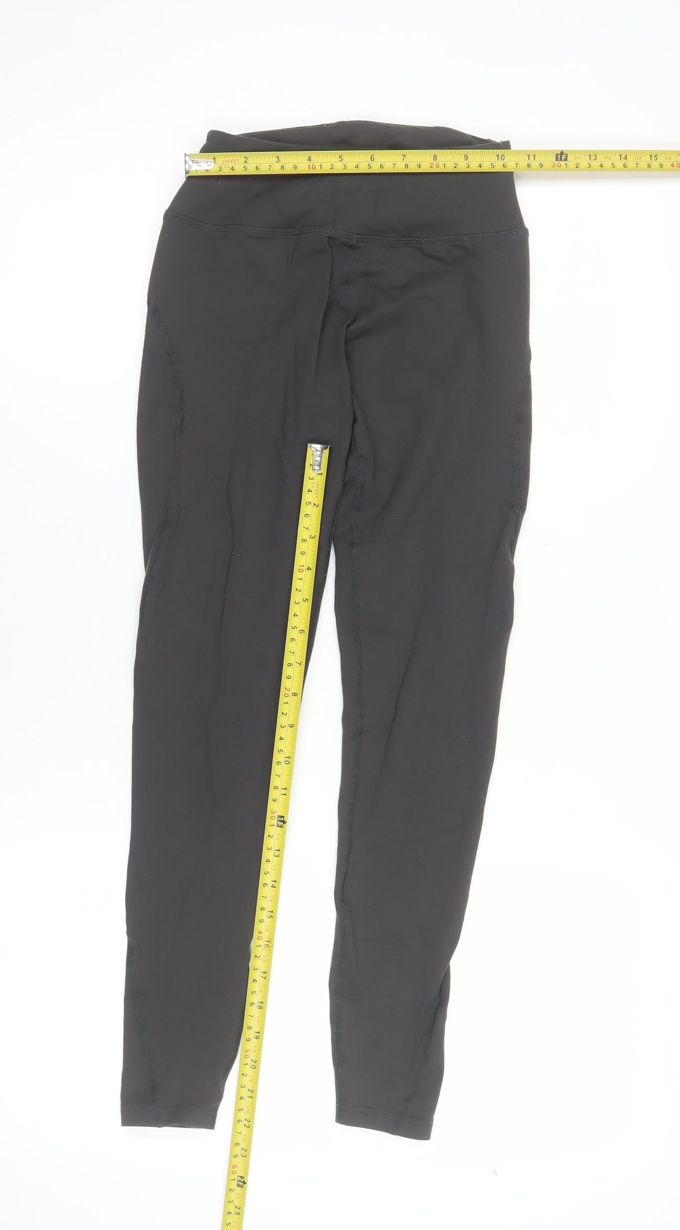 MyProtein Womens Black XS High Waist Gym Leggings Activewear