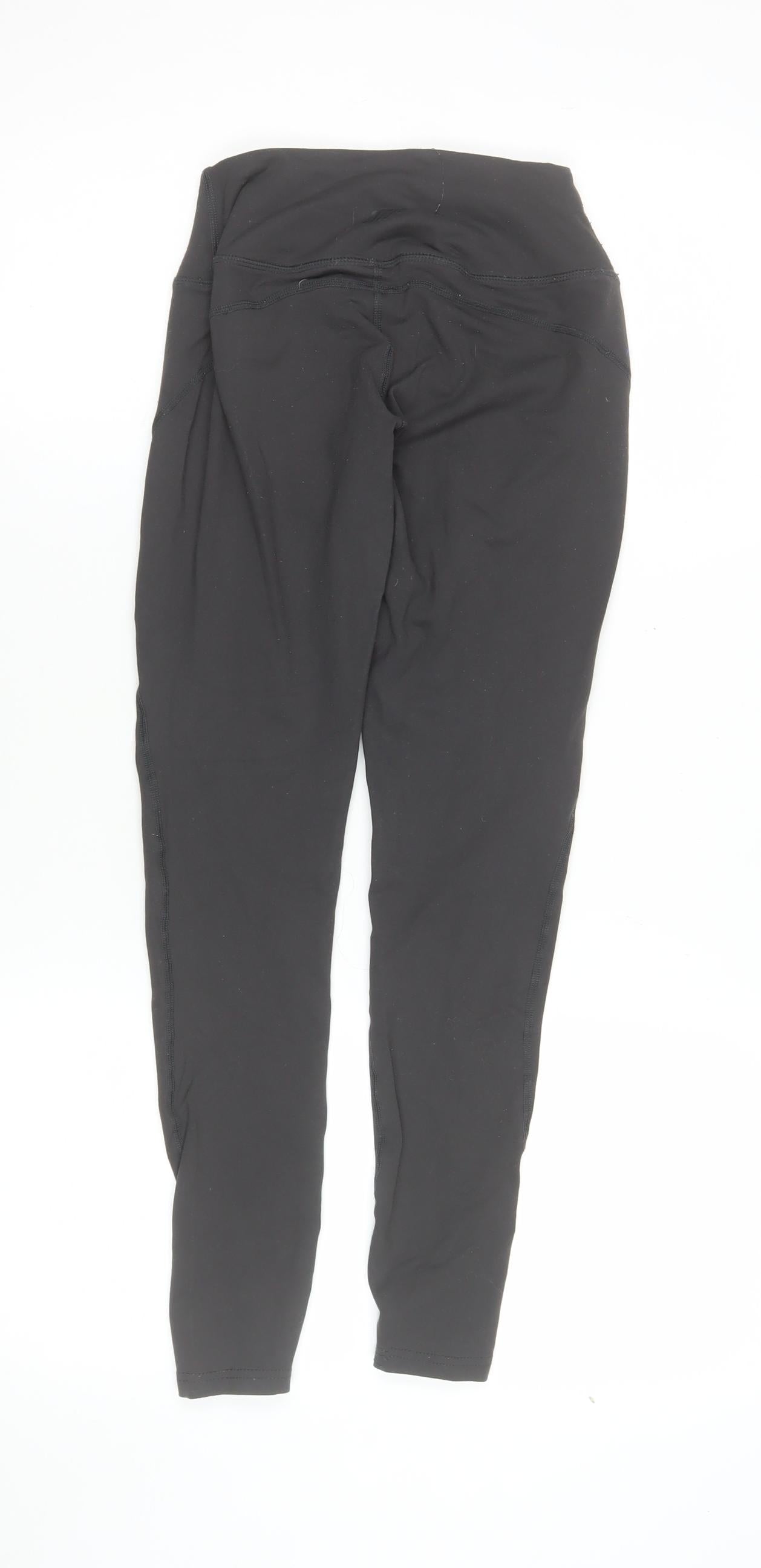 MyProtein Womens Black XS High Waist Gym Leggings Activewear