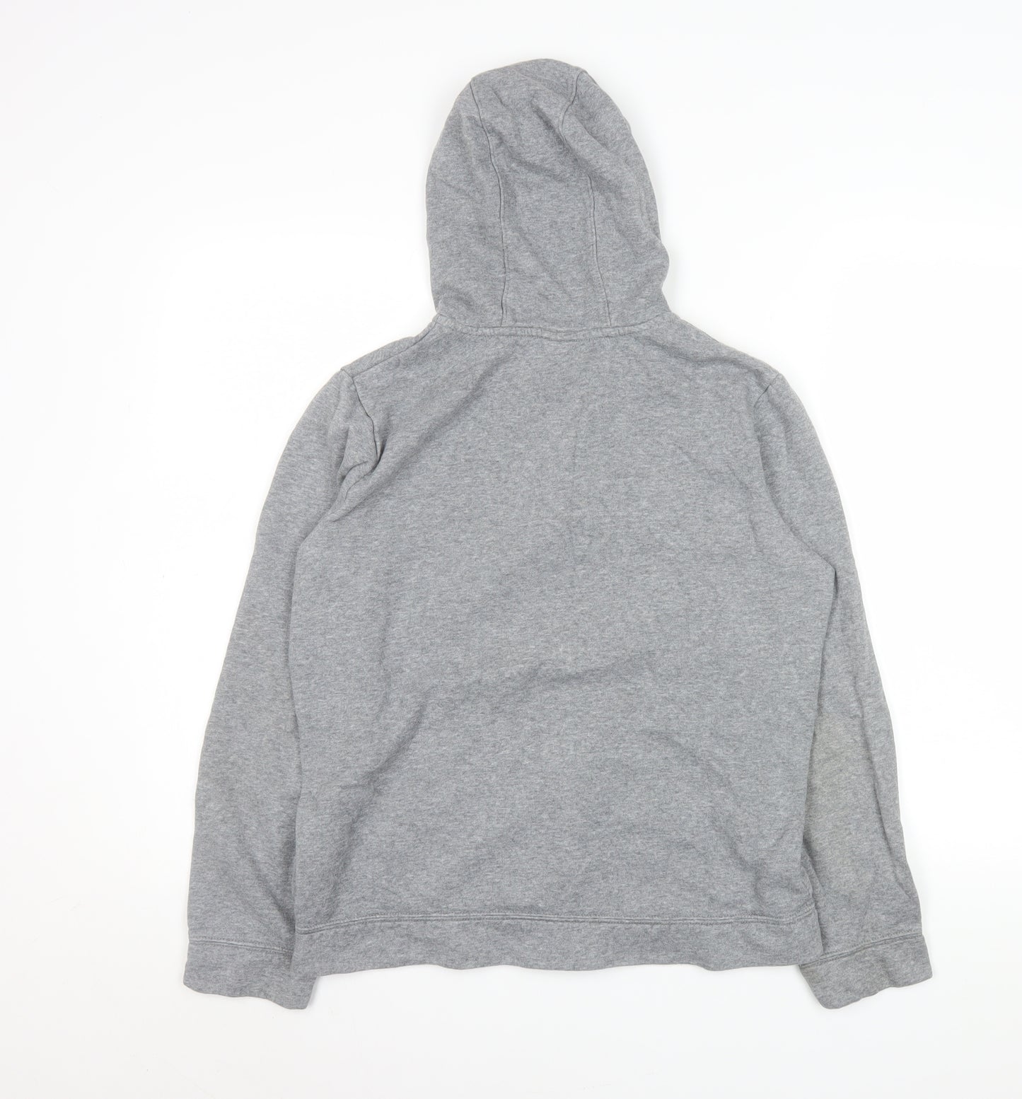 Nike Womens Grey Full Zip Hooded Jacket XL Cotton Blend