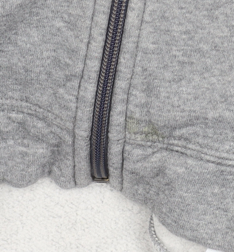Nike Womens Grey Full Zip Hooded Jacket XL Cotton Blend