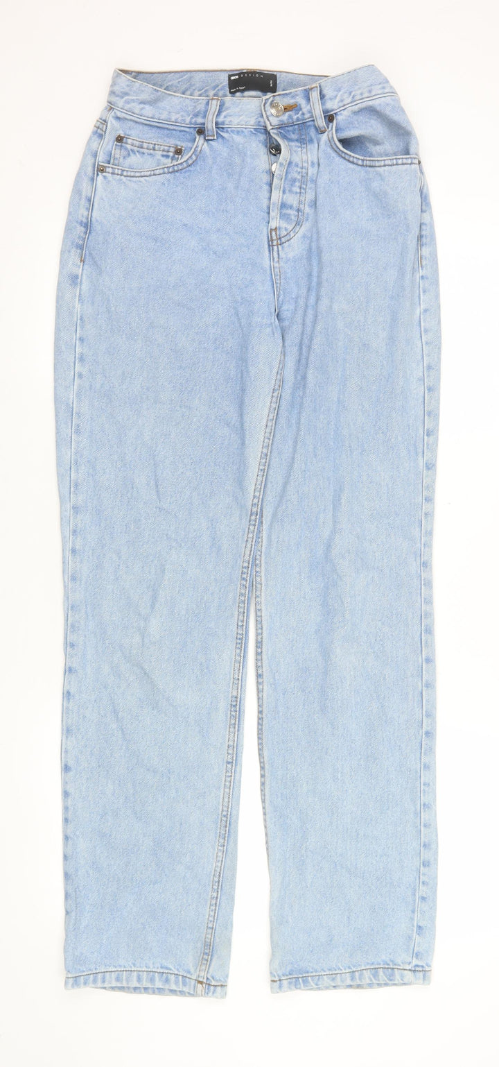 ASOS DESIGN Women’s Blue Mom Jeans Size S High Rise Denim 26W 32L