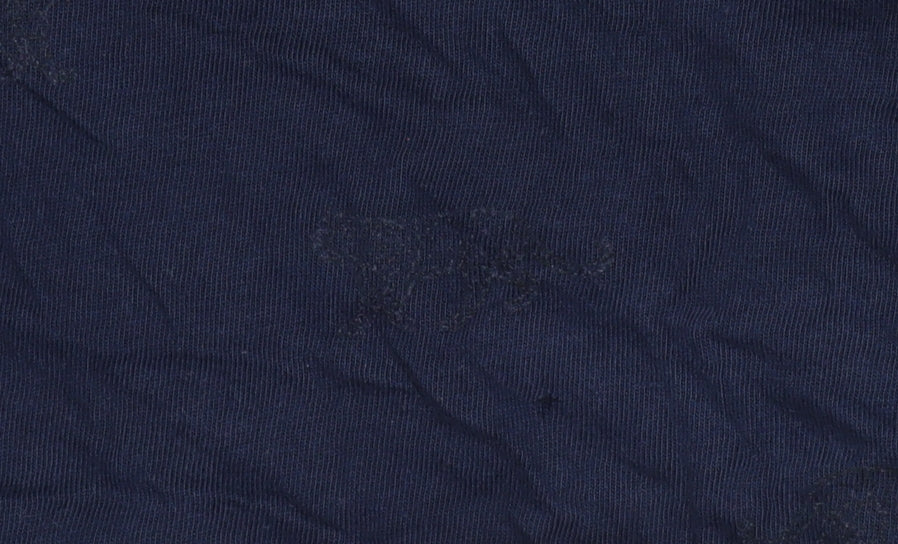 Ted Baker Men's Blue Animal Print Cotton Polo Shirt Size L
