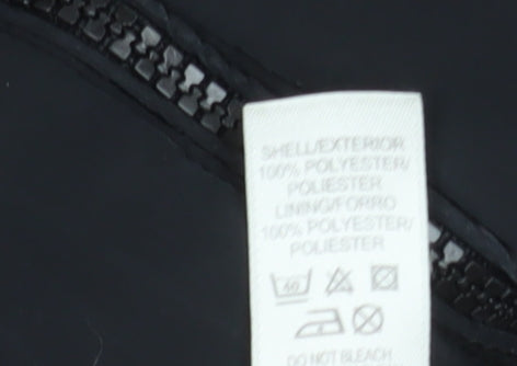 Dunnes Women's Black Belted Puffer Jacket Size 10