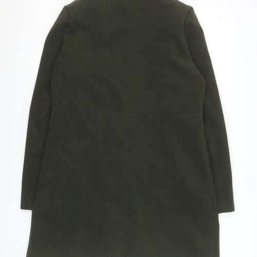 Atmosphere Women Green Mid-Length Overcoat Size 12 Polyester