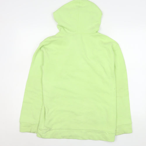 Puma Womens Green Hooded Pullover Sweatshirt XL Cotton Blend