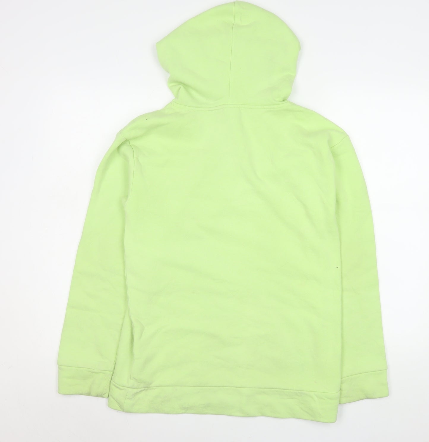 Puma Womens Green Hooded Pullover Sweatshirt XL Cotton Blend