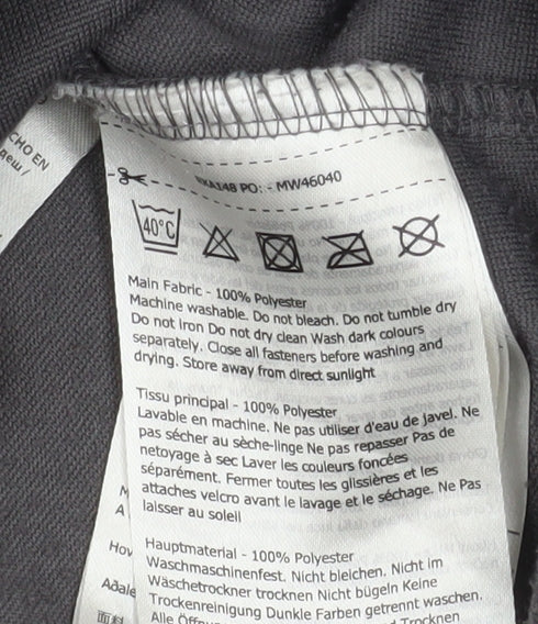 Regatta Boys Black Fleece 1/4 Zip Pullover Sweatshirt 13 Years