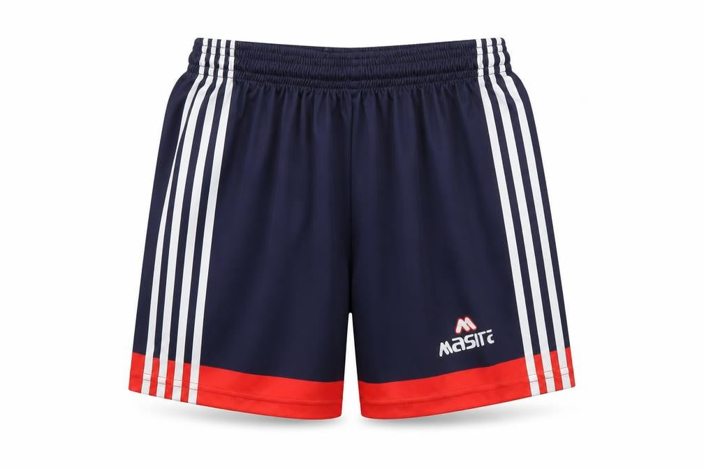 Masita Boys Navy Blue Athletic Shorts Size 32 Elastic Waist Polyester