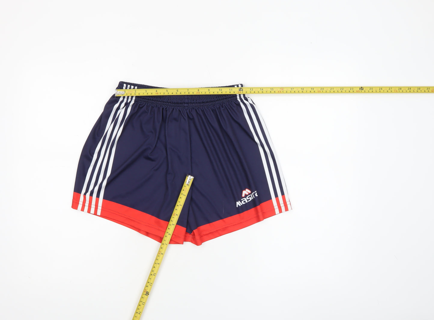 Masita Boys Navy Blue Athletic Shorts Size 32 Elastic Waist Polyester