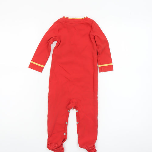 Little Liver Liverpool FC Red Unisex Baby 12-18 Months Long Sleeve Babygrow