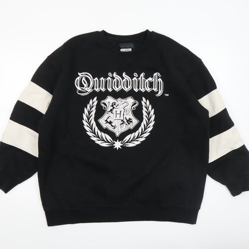 Lefties Men’s Black Harry Potter Quidditch XL Sweatshirt Pullover