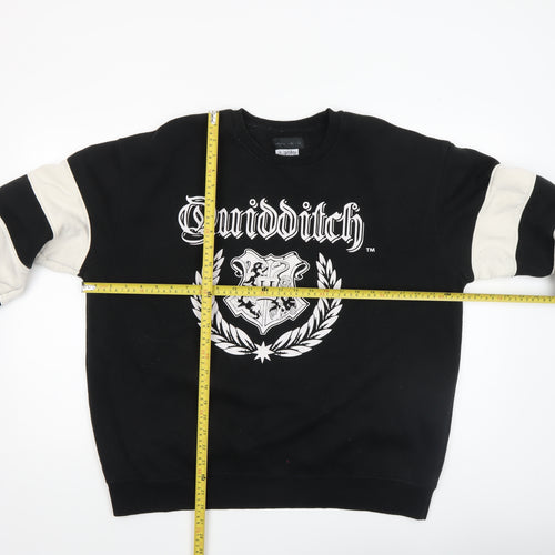 Lefties Men’s Black Harry Potter Quidditch XL Sweatshirt Pullover