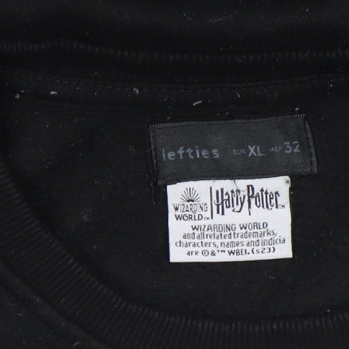 Lefties Men’s Black Harry Potter Quidditch XL Sweatshirt Pullover