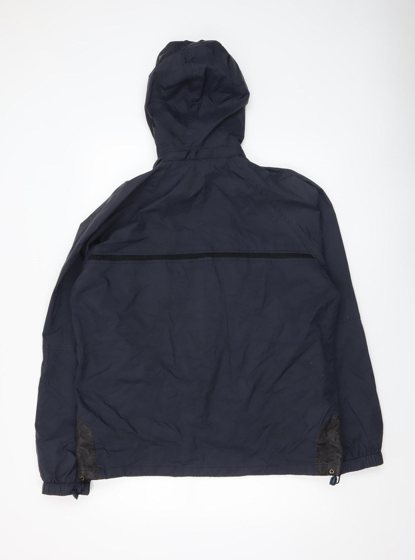Kaierlai Mens Blue 2XL Windbreaker Hooded Jacket Water Resistant Outdoor