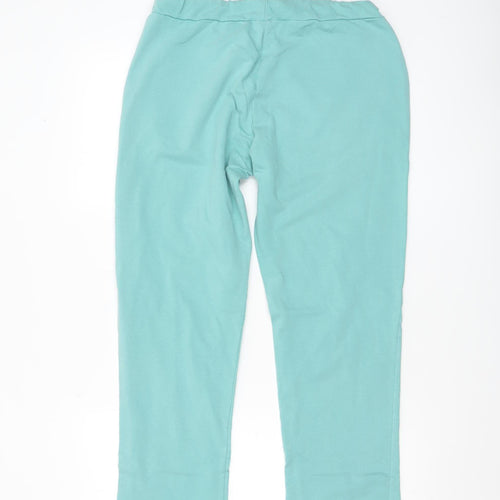 Pala D’oro Sport Women’s Green Cotton Stretch Jogger Trousers Size L