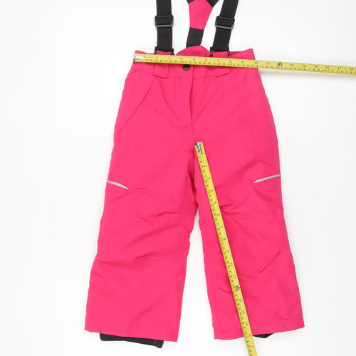 Lupilu Girls Pink Snow Pants 2-4 Years Waterproof Insulated Winter Trousers