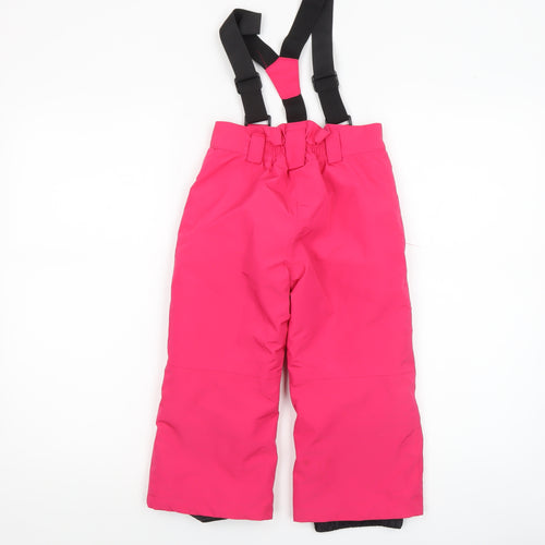 Lupilu Girls Pink Snow Pants 2-4 Years Waterproof Insulated Winter Trousers