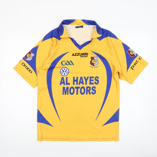 Azzurri Sport Men’s Yellow XS Rugby Jersey Active Top