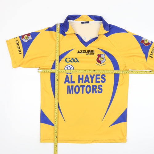 Azzurri Sport Men’s Yellow XS Rugby Jersey Active Top