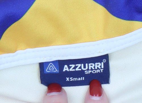 Azzurri Sport Men’s Yellow XS Rugby Jersey Active Top