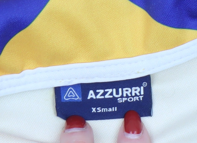 Azzurri Sport Men’s Yellow XS Rugby Jersey Active Top