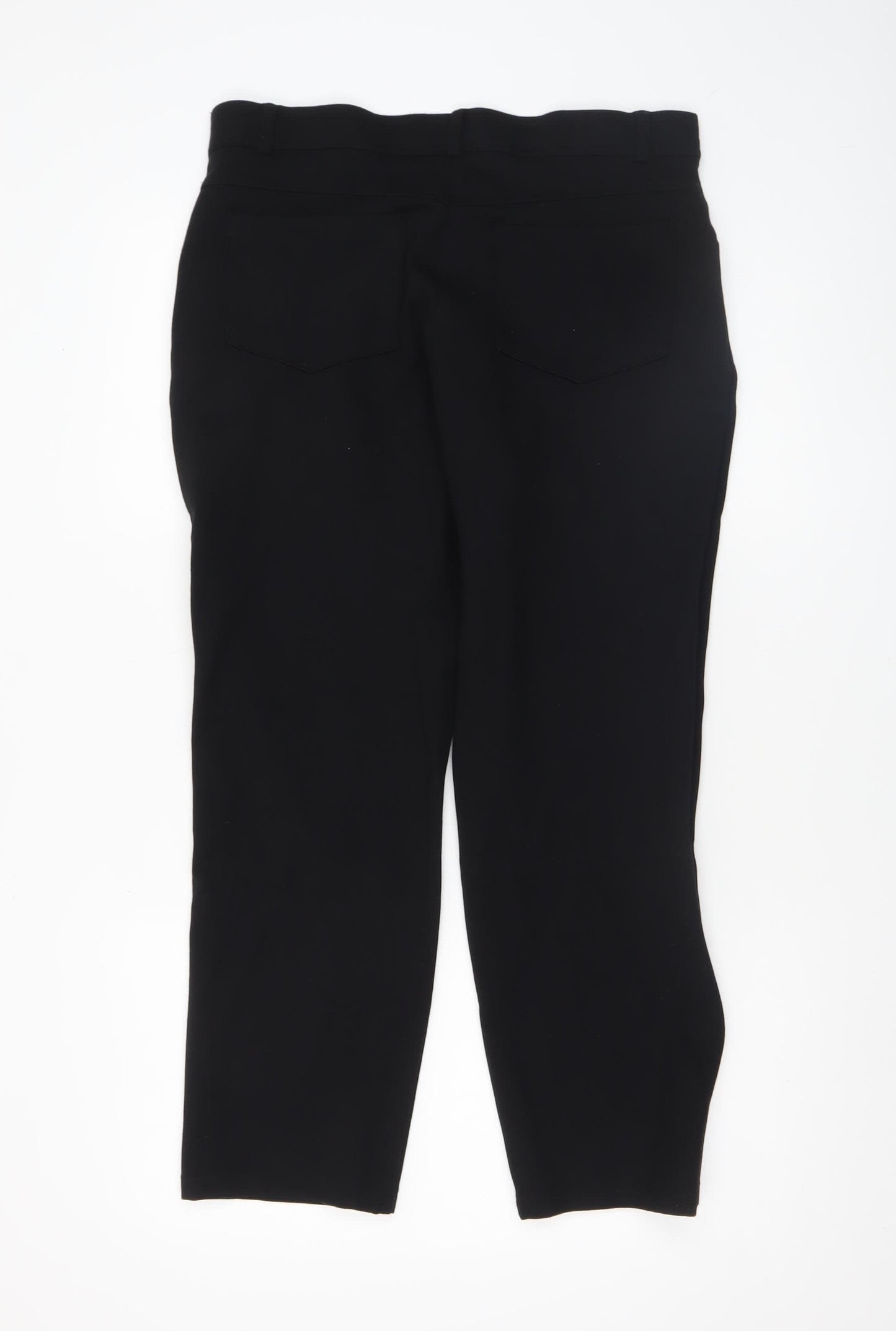 Dunnes Women Black Size 12 Skinny Stretch Trousers