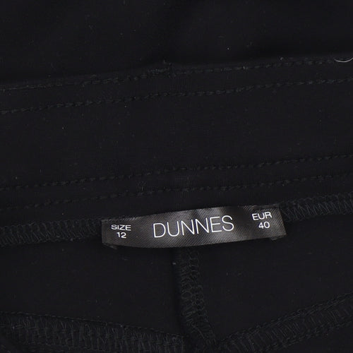 Dunnes Women Black Size 12 Skinny Stretch Trousers