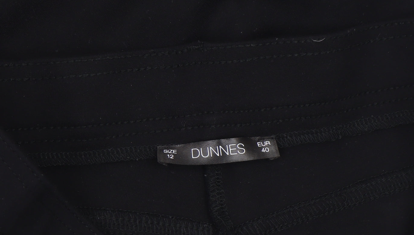 Dunnes Women Black Size 12 Skinny Stretch Trousers