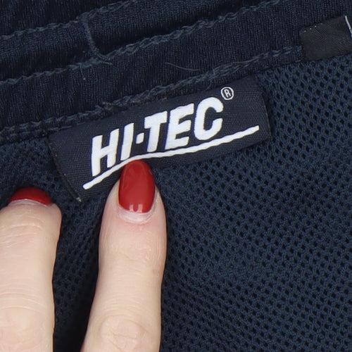 Hi-Tec Men’s Black and Blue Large Athletic Quick Dry Shorts