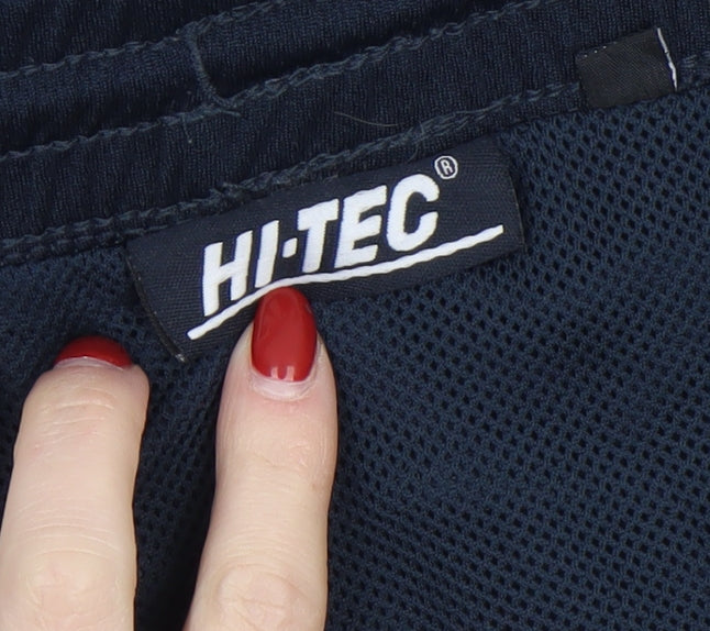 Hi-Tec Men’s Black and Blue Large Athletic Quick Dry Shorts