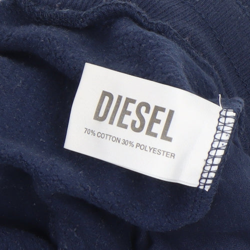 Diesel Men's Blue Jogger Sweatpants Size M Tapered Fit