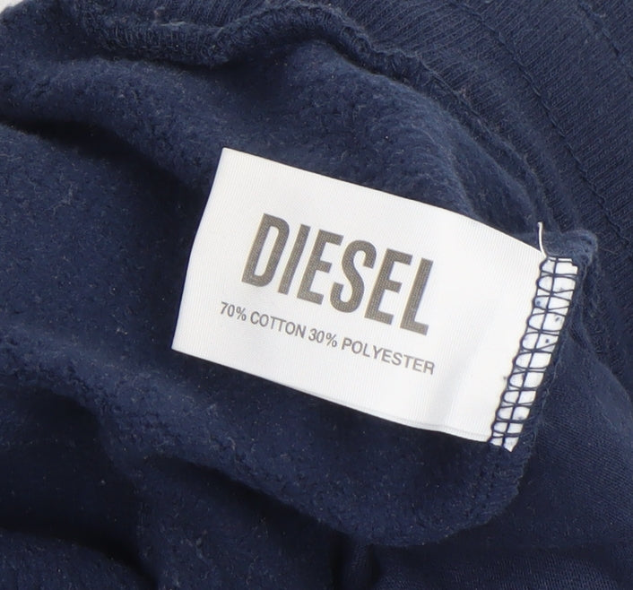 Diesel Men's Blue Jogger Sweatpants Size M Tapered Fit