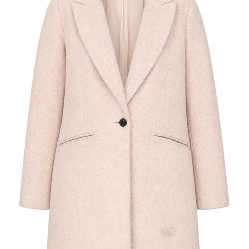 Friends Like These Women Pink Mid-Length Overcoat UK 12 Polyester