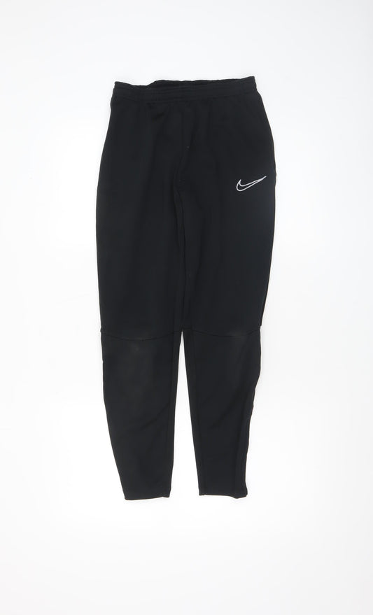 Nike Boys Black Therma-Fit Jogger Trousers Size 13 Years 147-158cm