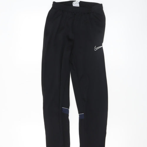 Nike Boys Black Dri-FIT Jogger Trousers Breathable 147-158cm L