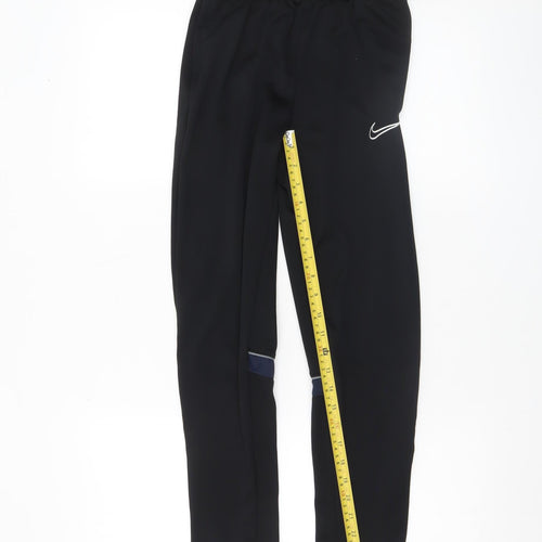 Nike Boys Black Dri-FIT Jogger Trousers Breathable 147-158cm L