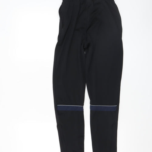 Nike Boys Black Dri-FIT Jogger Trousers Breathable 147-158cm L