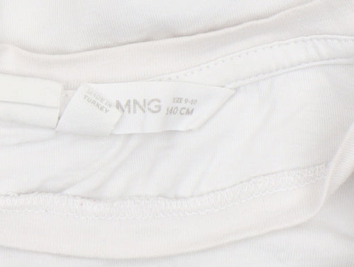 MNG Disney Girls White Long Sleeve Minnie Mouse T-Shirt 9-10 Years