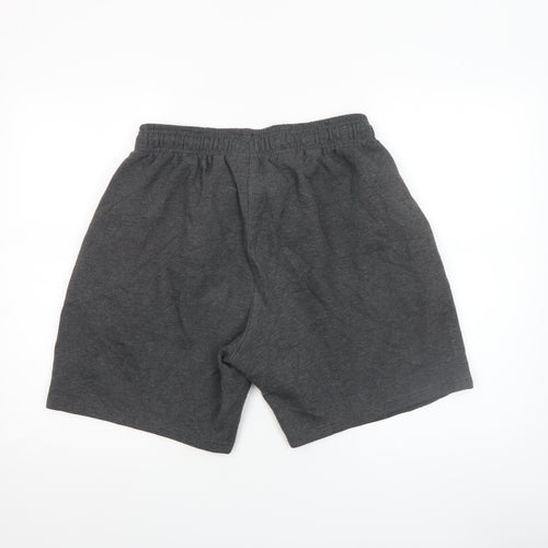 Ellesse Men Grey Sweat Shorts M Elastic Waist Casual