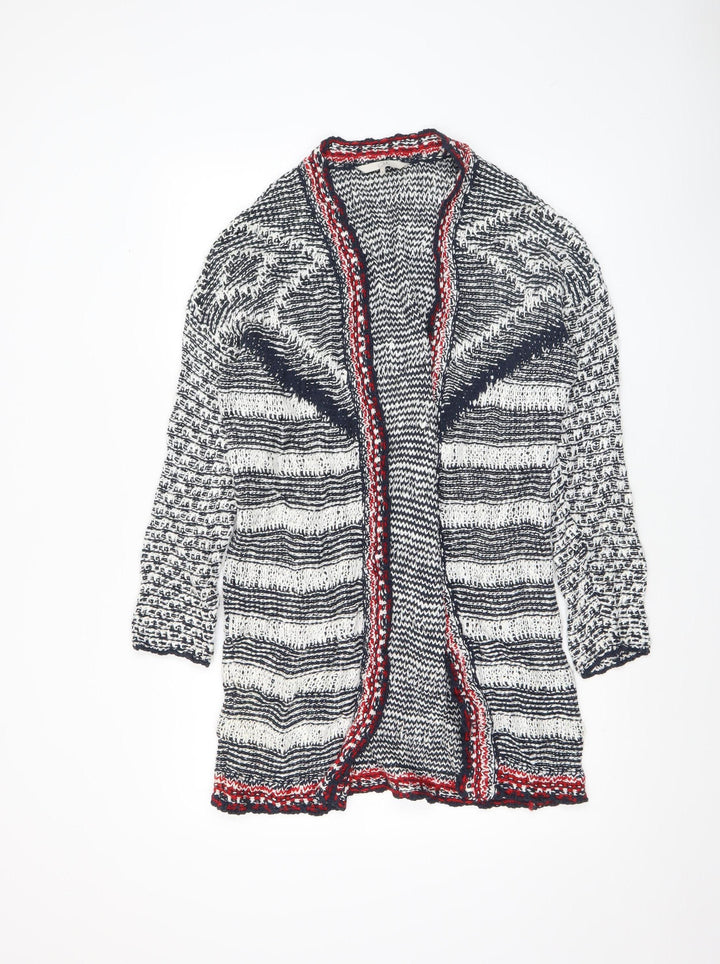 Clockhouse Women’s Multicoloured Striped Knit Cardigan Size L