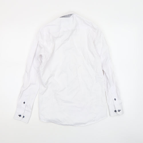 1880 Club Boys White Long Sleeve Button-Up Dress Shirt Size 158