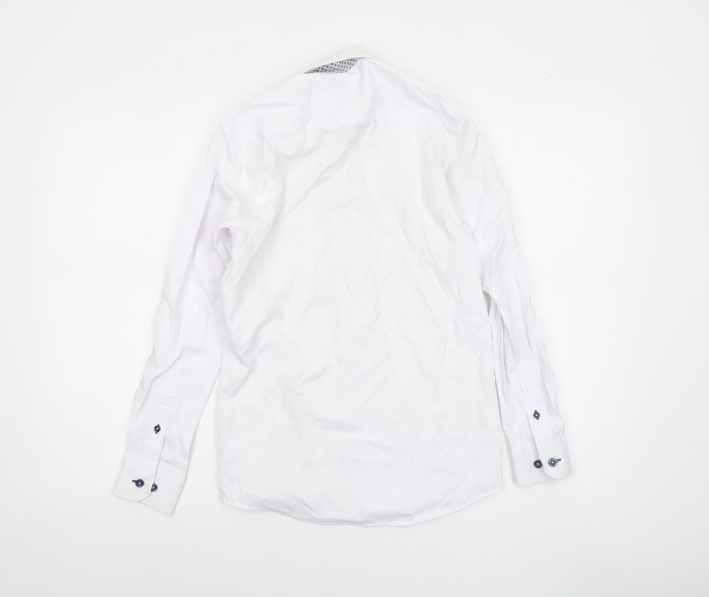 1880 Club Boys White Long Sleeve Button-Up Dress Shirt Size 158