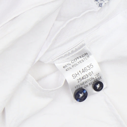 1880 Club Boys White Long Sleeve Button-Up Dress Shirt Size 158