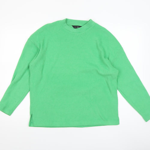 F&F Women’s Green Crew Neck Cotton Knit Jumper Size M