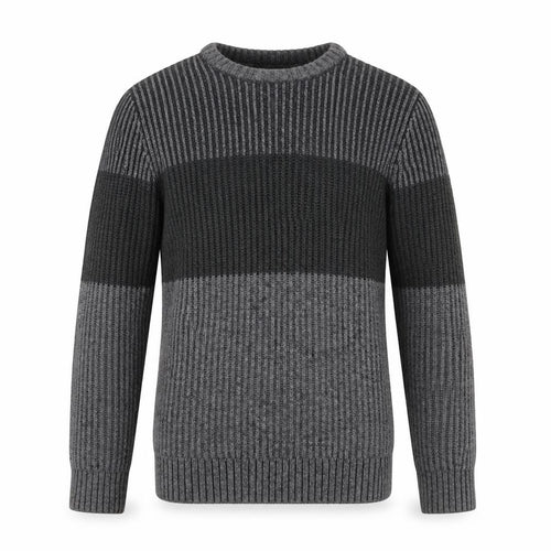 H&M Men’s Grey Chunky-Knit Acrylic Jumper Size S Crew Neck Casual