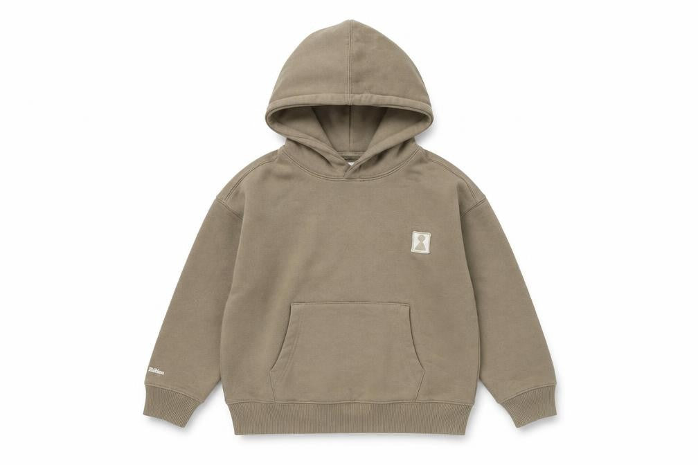 Zara Boys Beige Pullover Hoodie 6-7 Years Cotton Blend Casual Sweatshirt